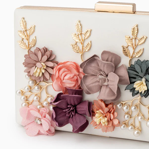 Juliet Flower Clutch Bag